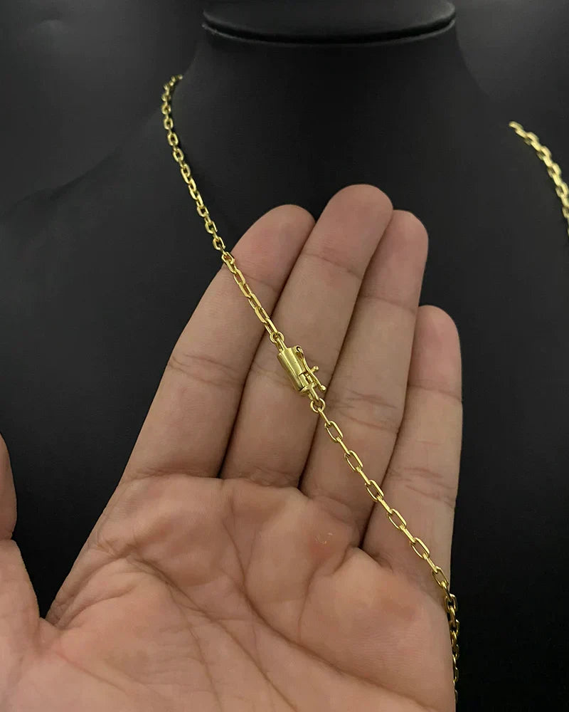 CORRENTE CADEADO DE QUINA 2MM