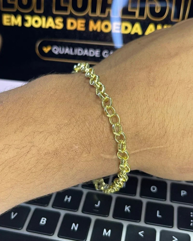 PULSEIRA ELO PORTUGUÊS 4MM