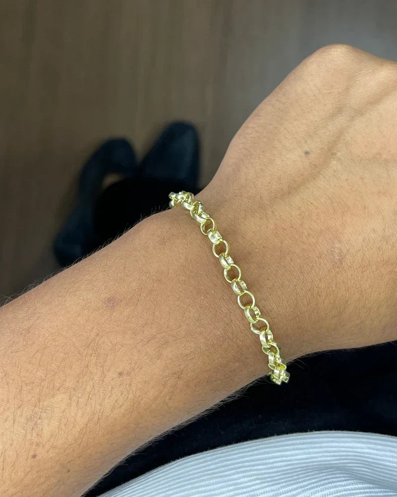 PULSEIRA ELO PORTUGUÊS 4MM
