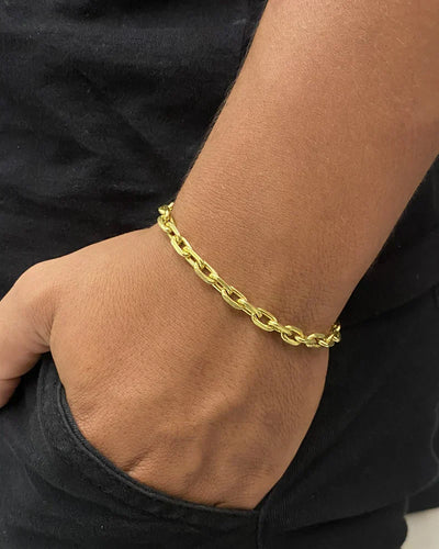 PULSEIRA CADEADO DE QUINA 6MM