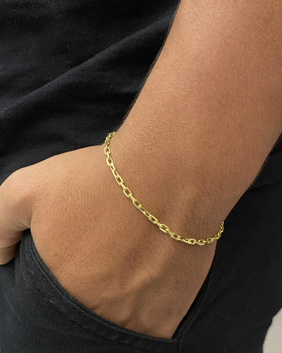 PULSEIRA CADEADO DE QUINA 2MM