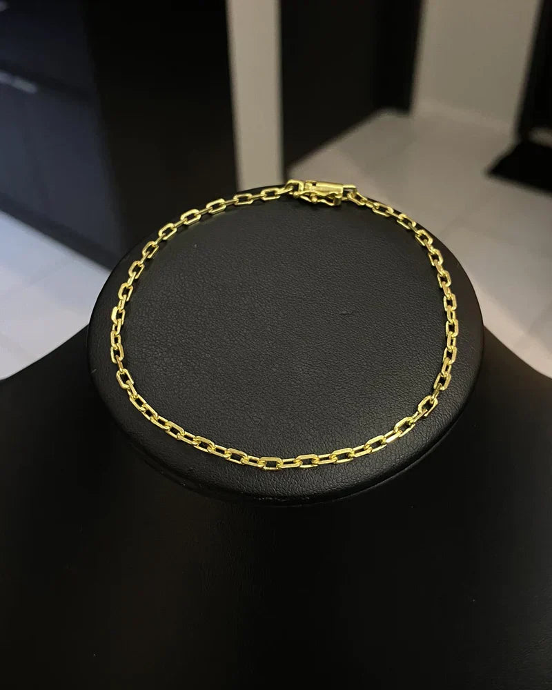 PULSEIRA CADEADO DE QUINA 2MM