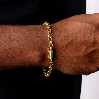 PULSEIRA ELO PORTUGUÊS 4MM