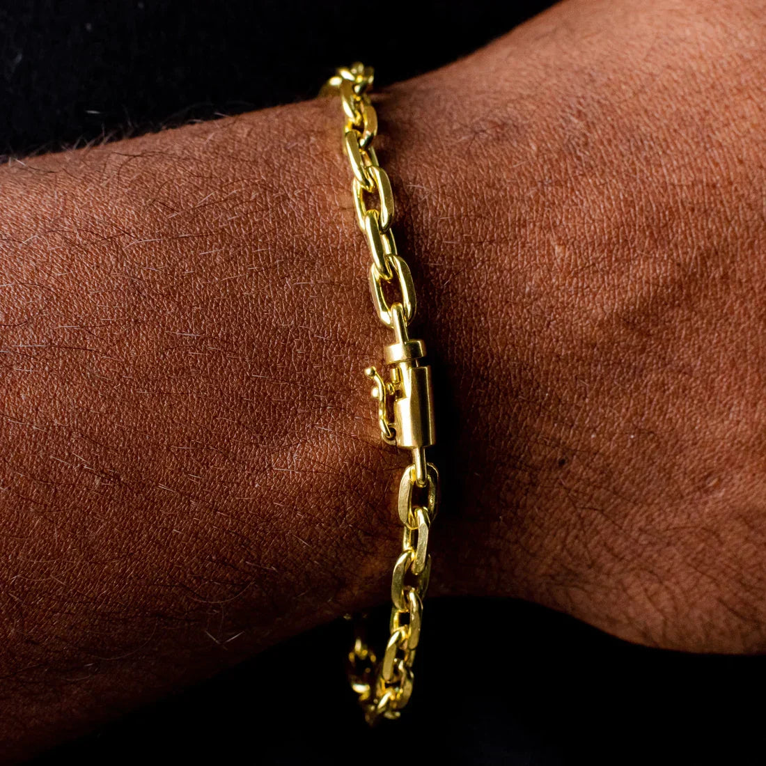 PULSEIRA CADEADO DE QUINA 6MM