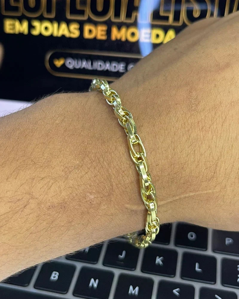 PULSEIRA TIJOLINHO DUPLA 6MM